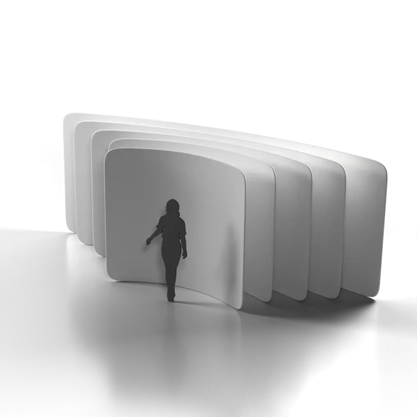 Stretch Fabric Walls - Curved Family