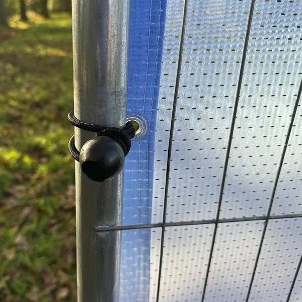 Heras Fencing Banners With Bungee Tie